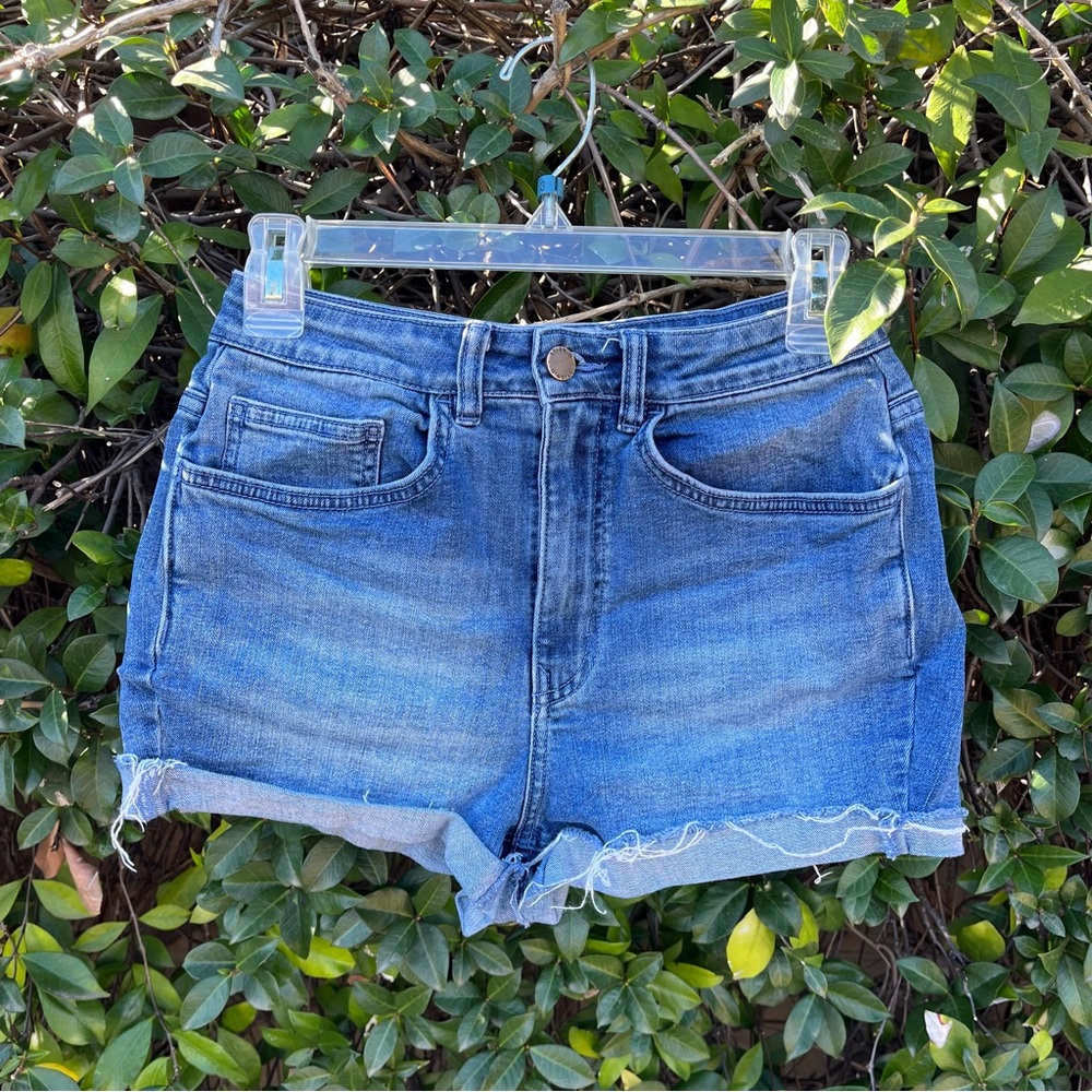 O’Neill Low-Rise Distressed Denim Shorts in Size 27